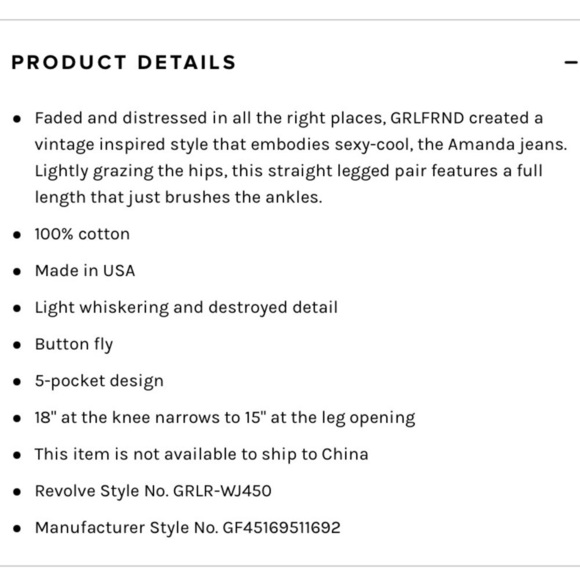 GRLFRND Boyfriend Jeans Amanda Mid Rise  Wide Leg Relaxed in Downtown Black 25 - Picture 8 of 10